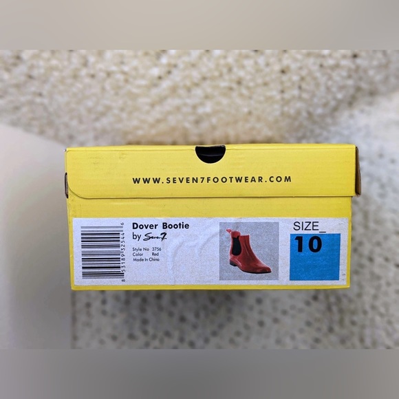 NWT SEVEN7 DOVER BOOTIE WATERPROOF ANKLE BOOTS - 10 - Picture 4 of 7